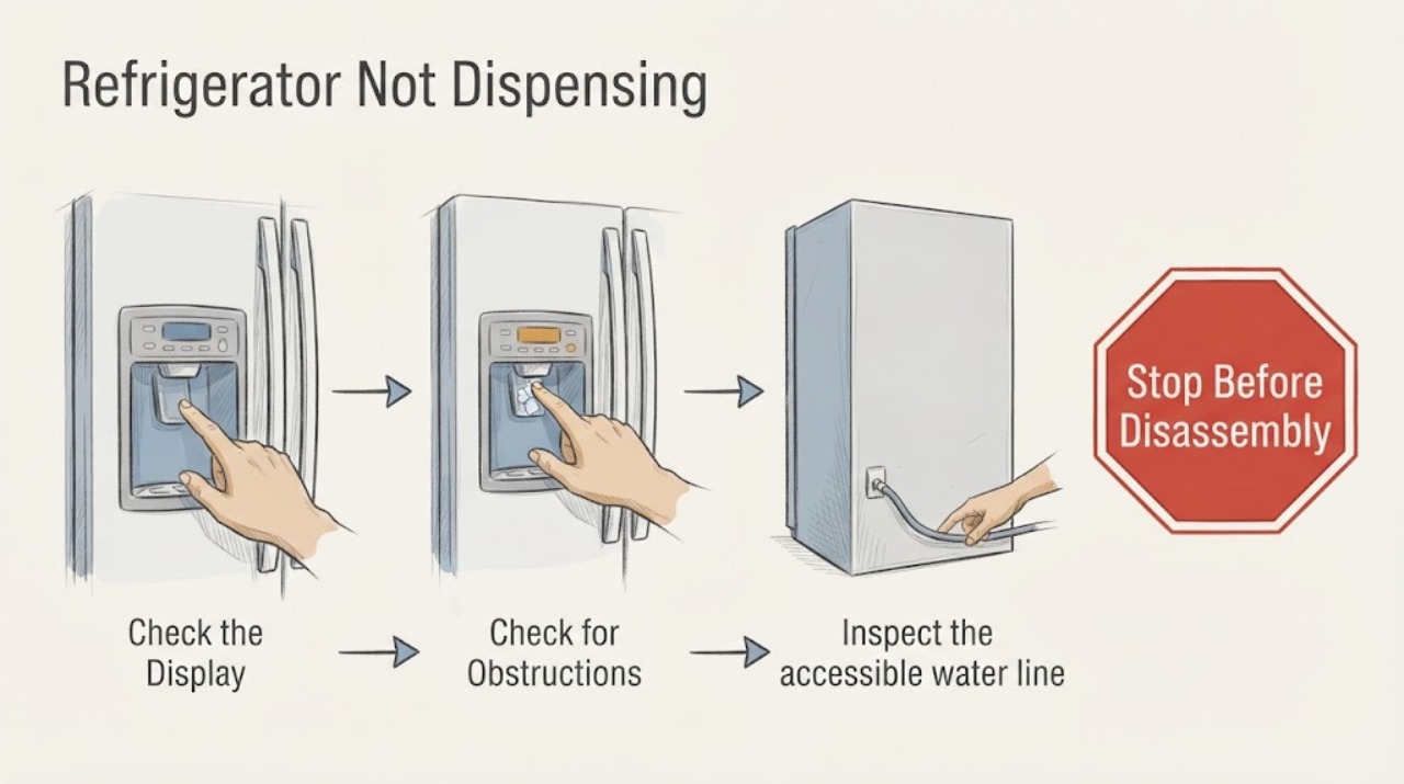Refrigerator Not Dispensing