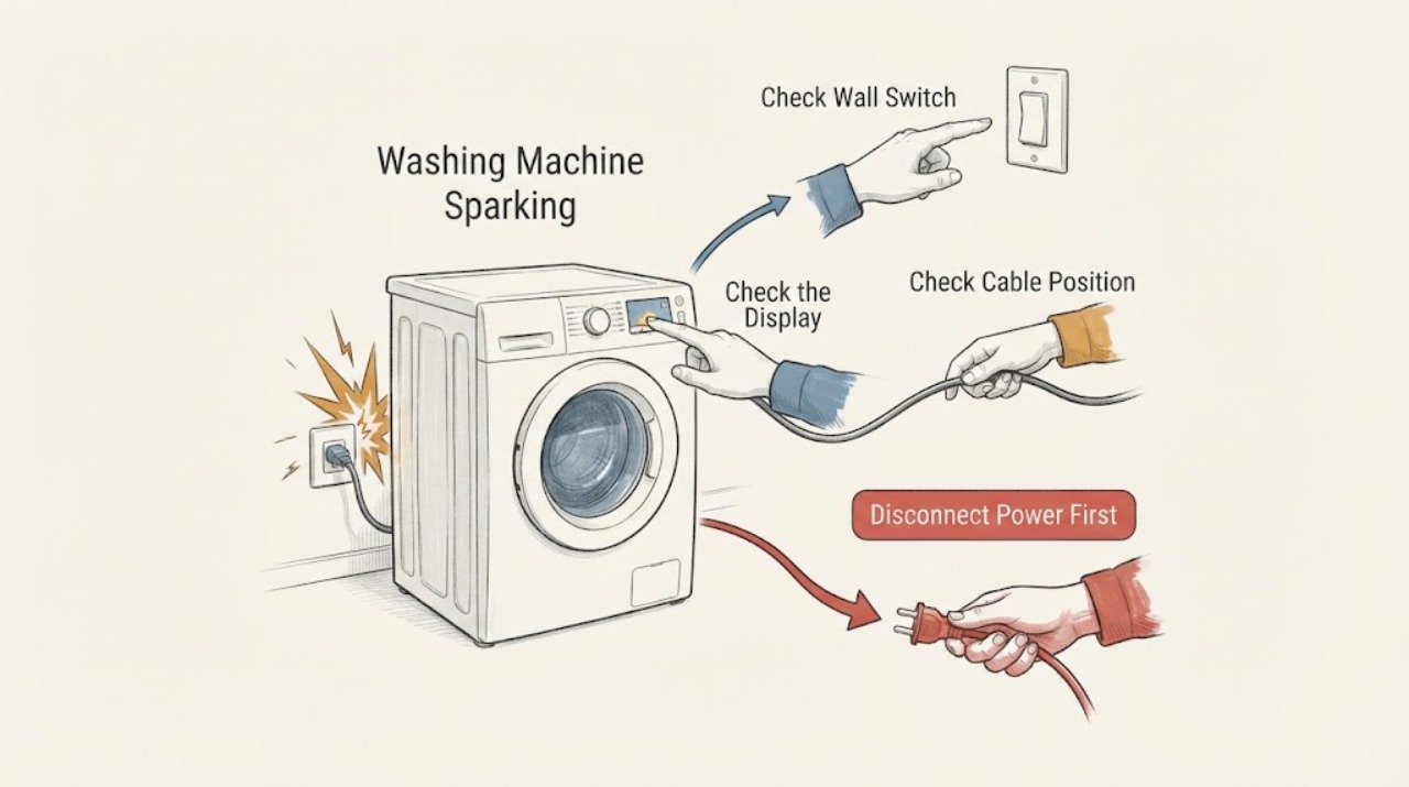 Washing Machine Sparking