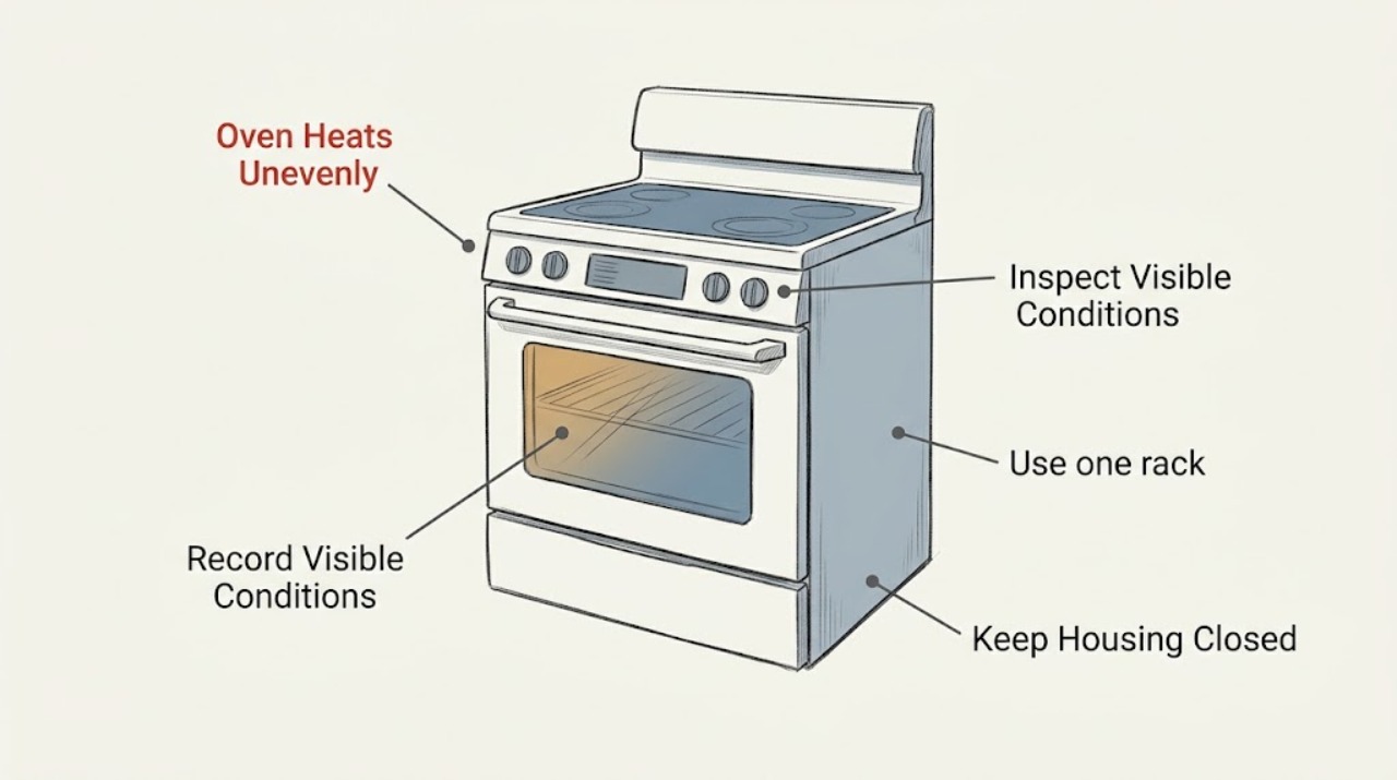 Oven Heats Unevenly