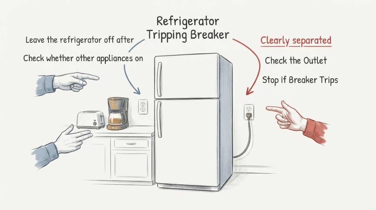 Refrigerator Tripping Breaker