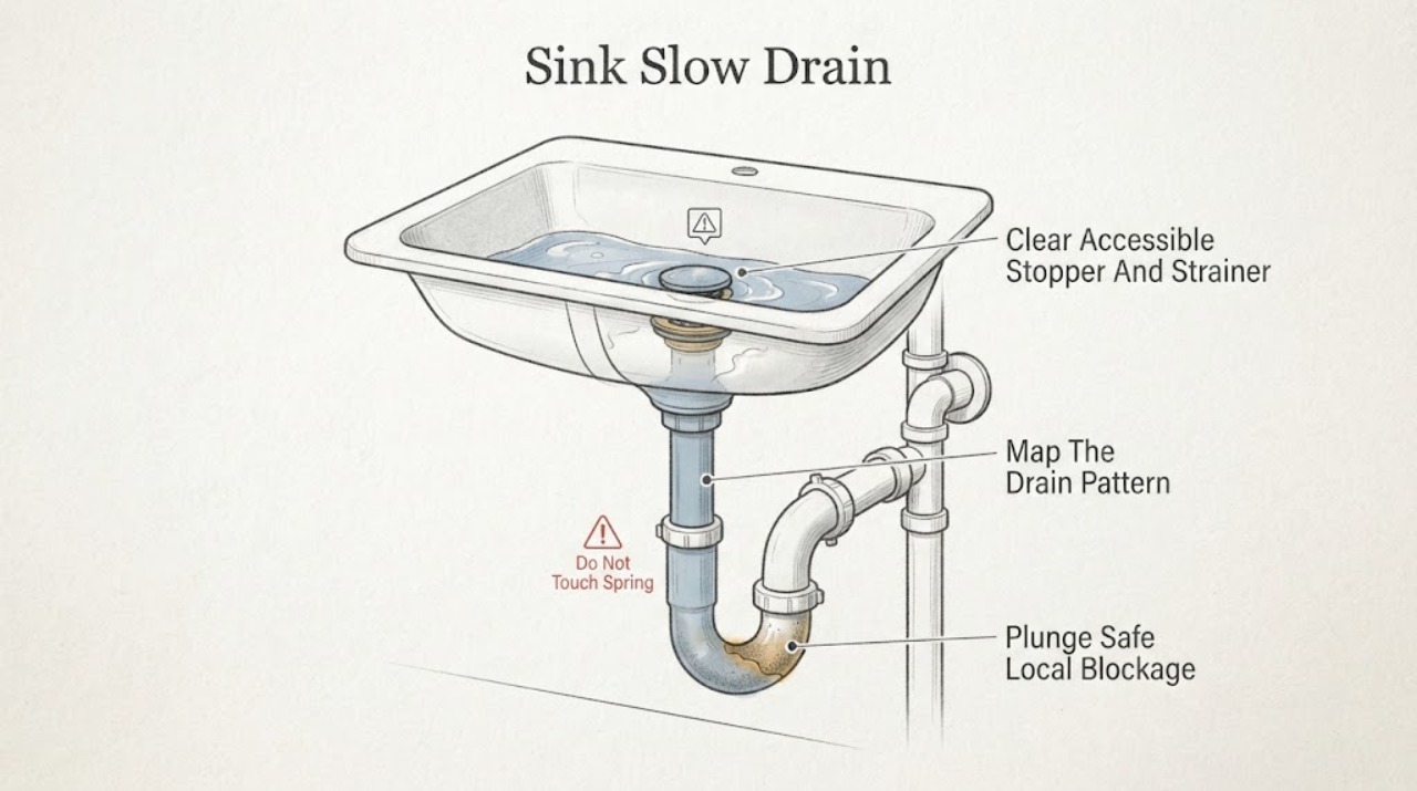 Sink Slow Drain
