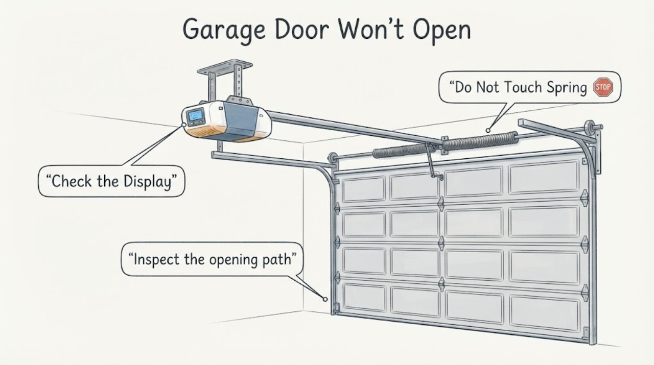 Garage Door Won't Open