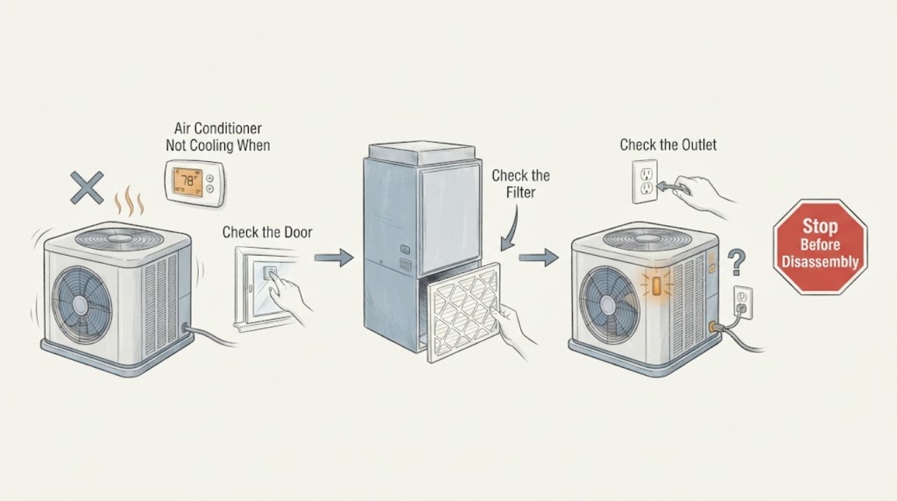 Air Conditioner Not Cooling When