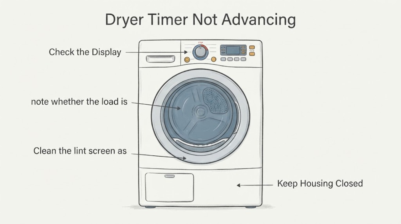Dryer Timer Not Advancing