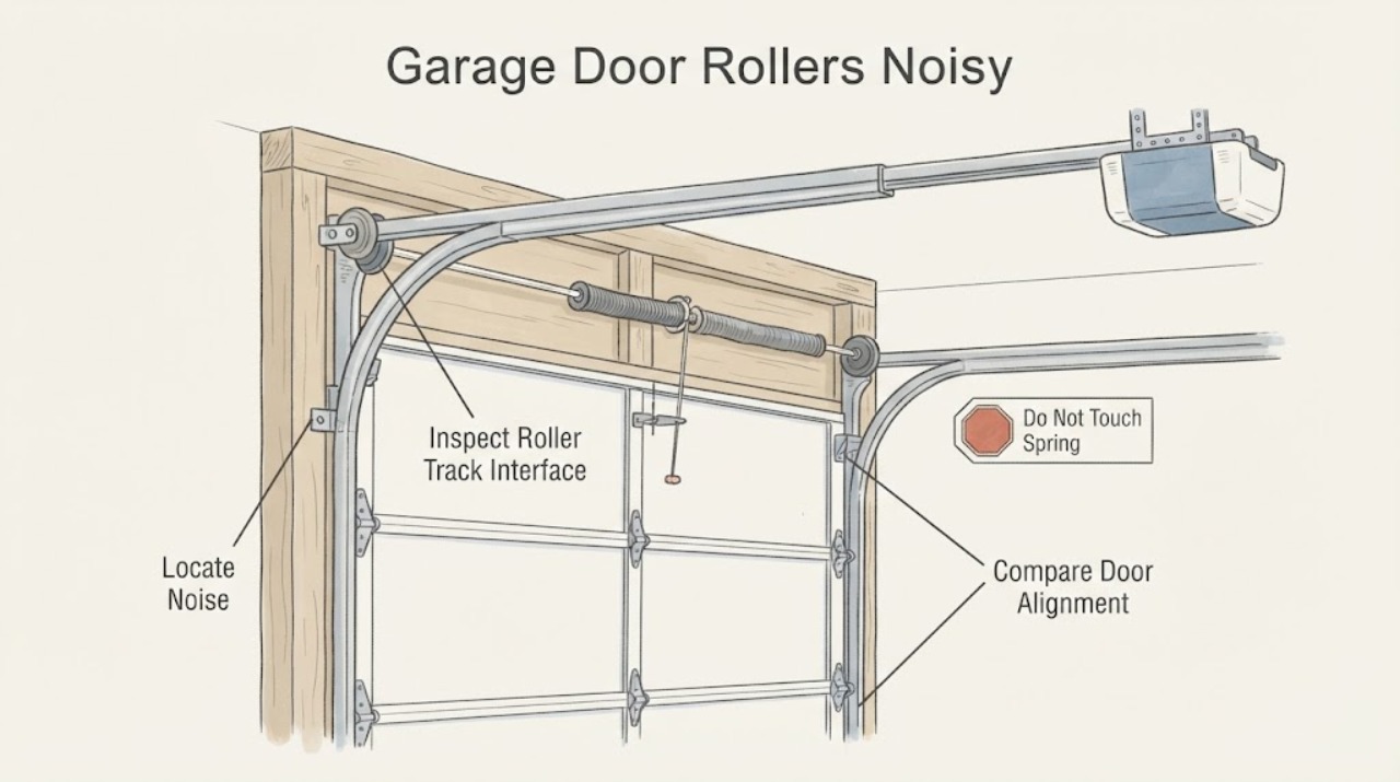 Garage Door Rollers Noisy
