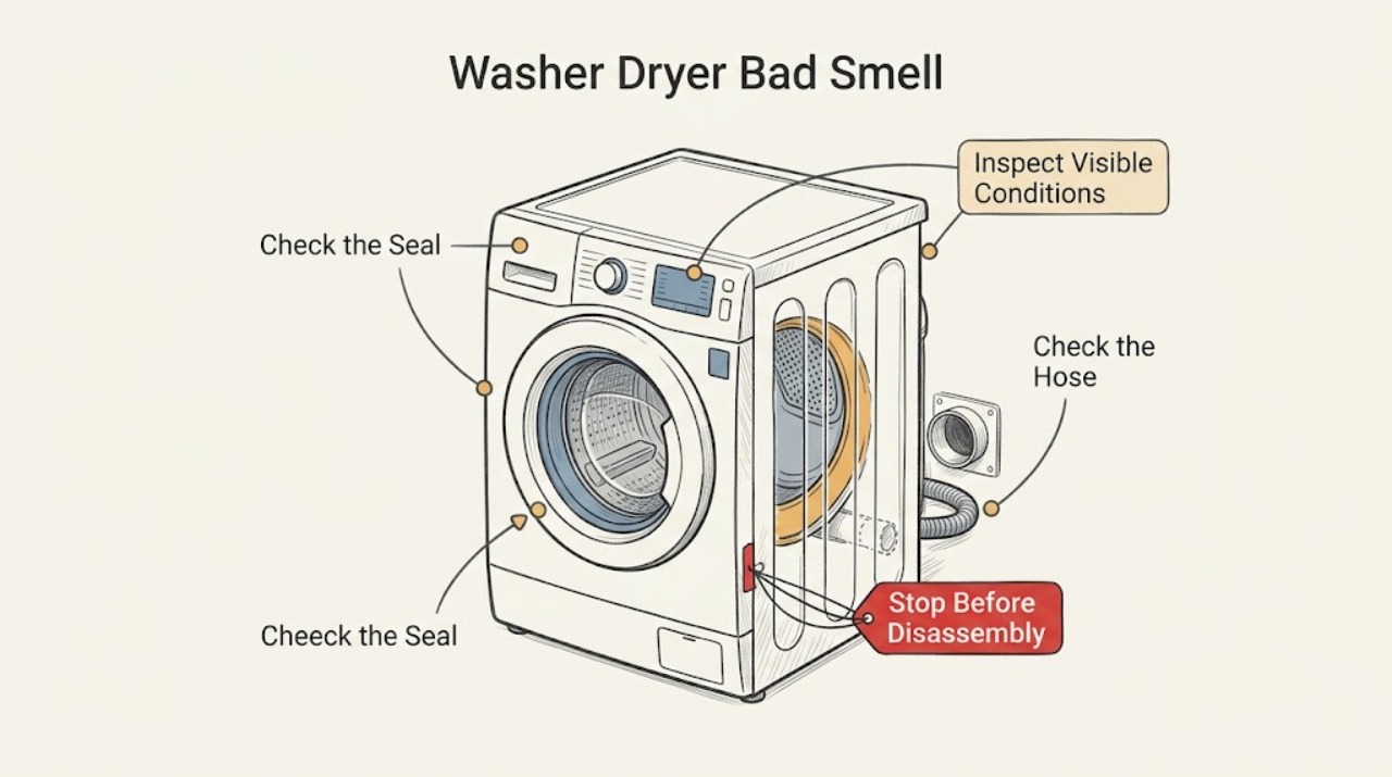 Washer Dryer Bad Smell