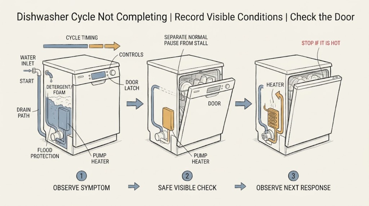 Dishwasher Cycle Not Completing