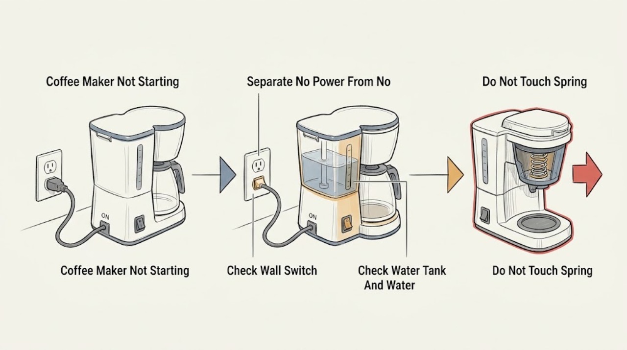 Coffee Maker Not Starting