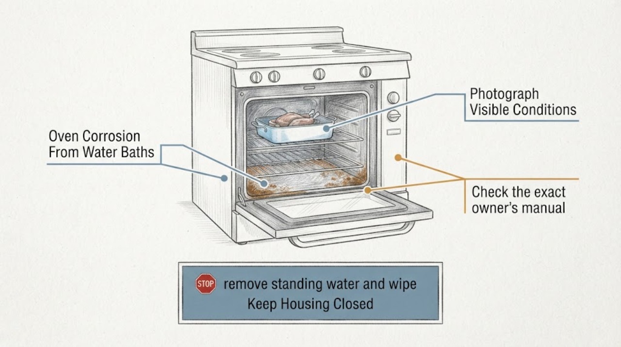 Oven Corrosion From Water Baths