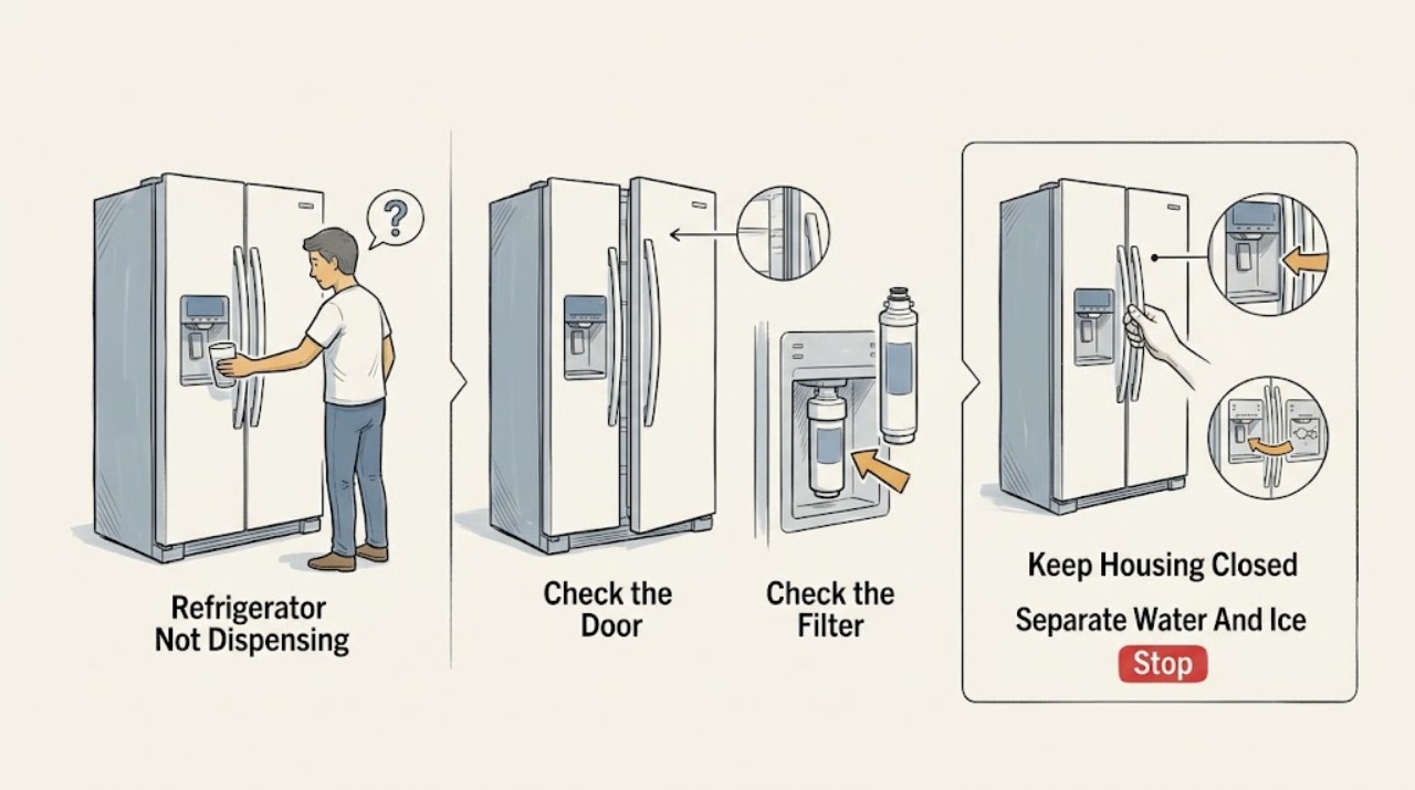Refrigerator Not Dispensing