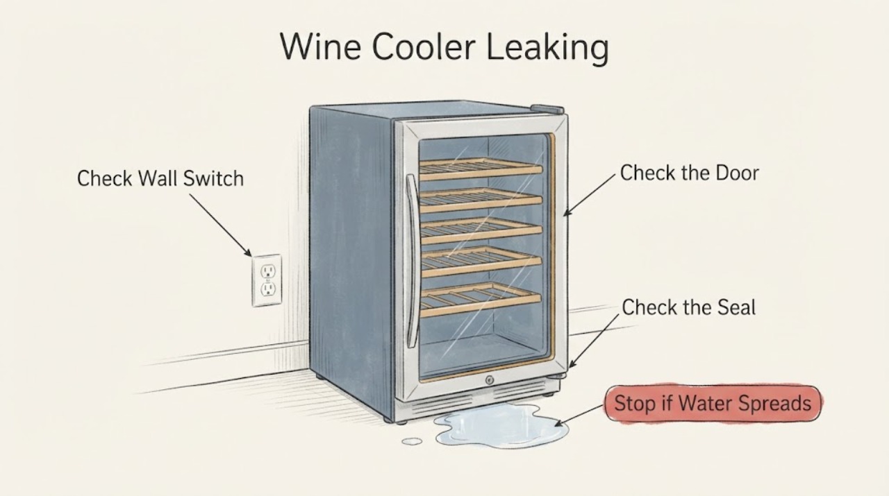 Wine Cooler Leaking