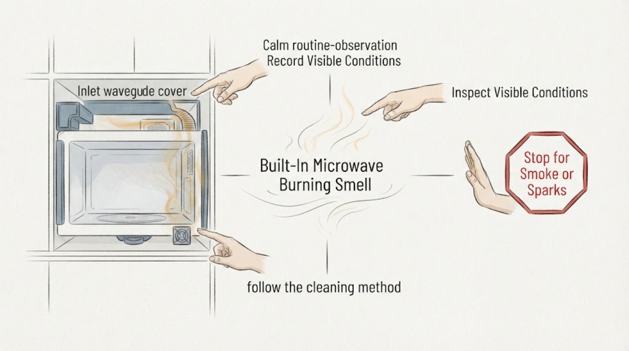 Built-In Microwave Burning Smell