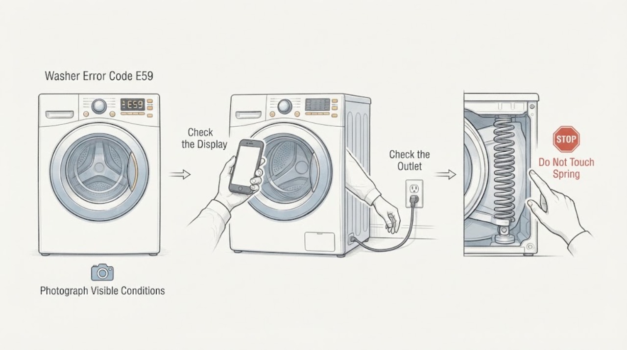 Washer Error Code E59