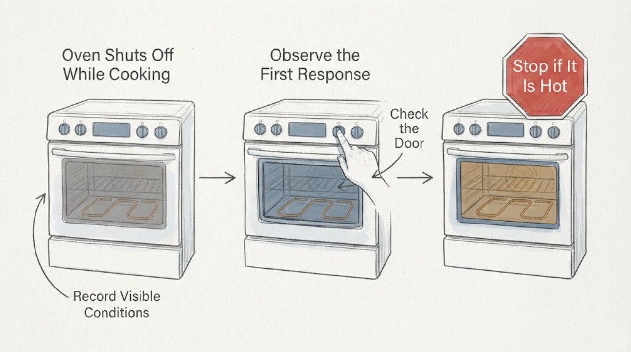 Oven Shuts Off While Cooking