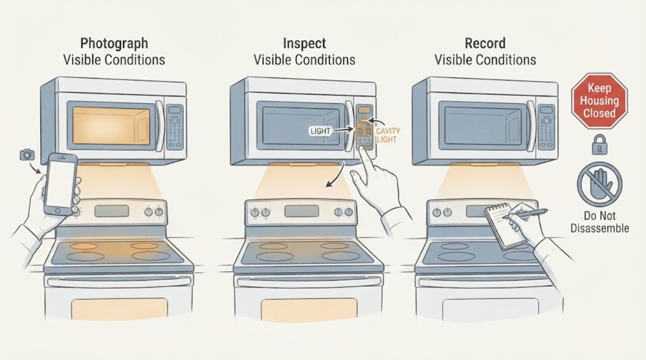 Over-the-Range Microwave Light Will Not
