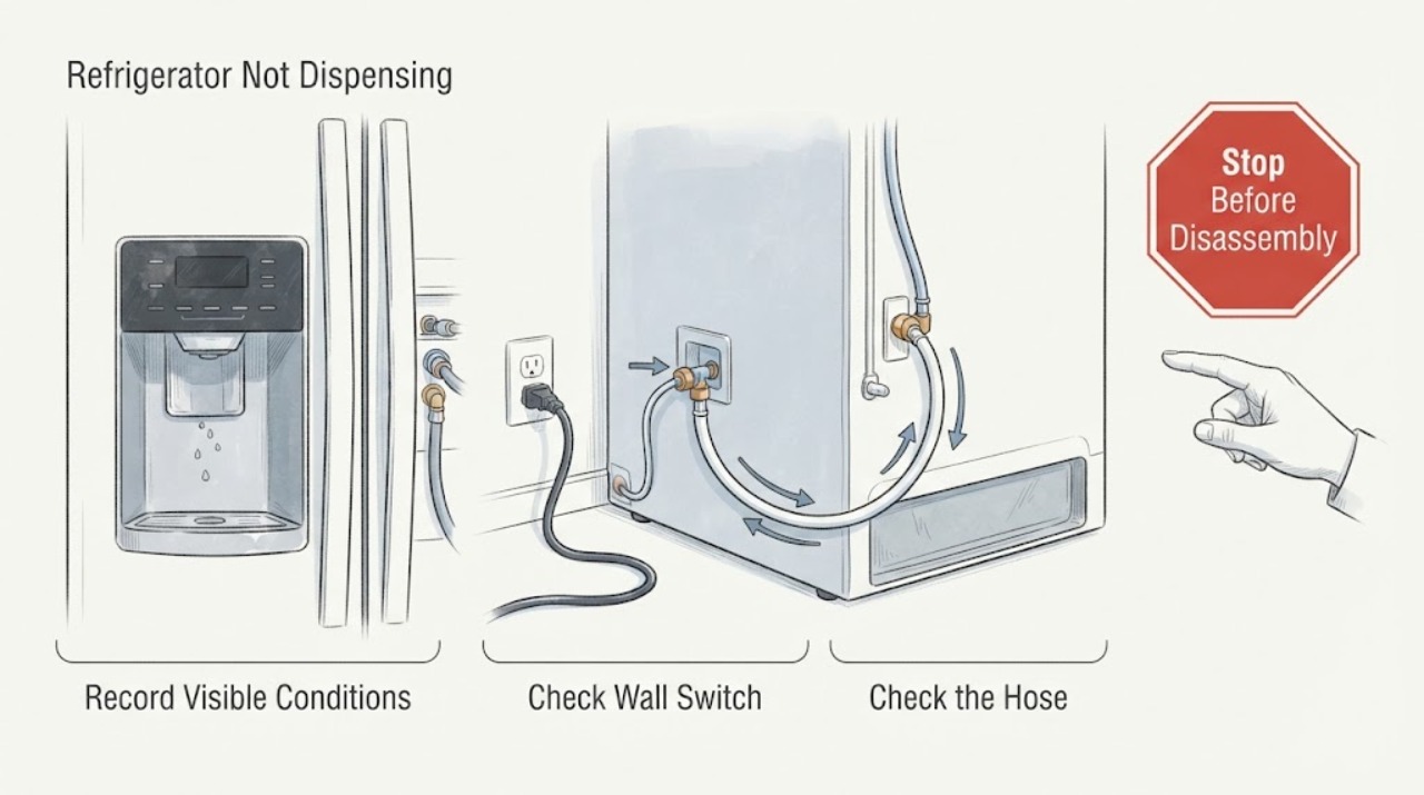 Refrigerator Not Dispensing