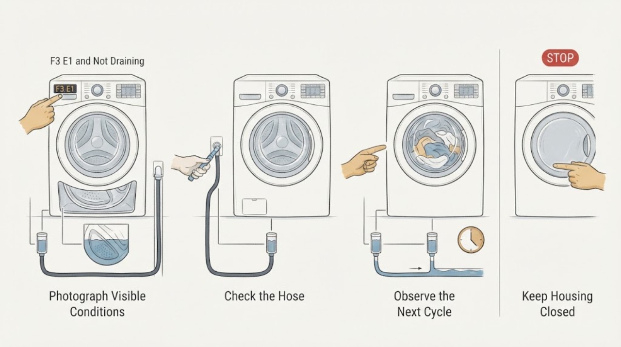F3 E1 and Not Draining