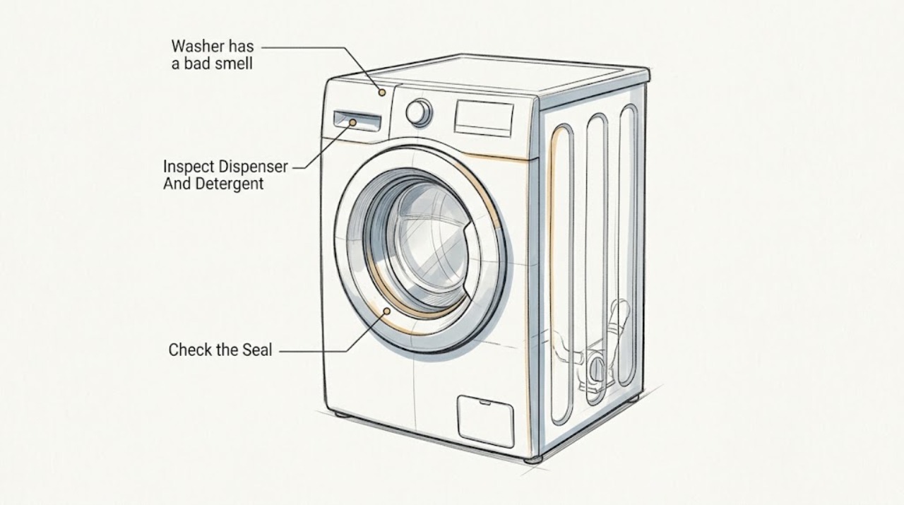 Washer has a bad smell