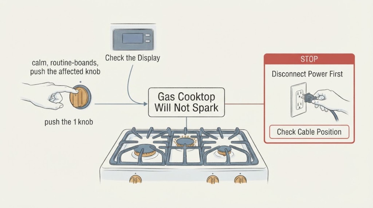 Gas Cooktop Will Not Spark