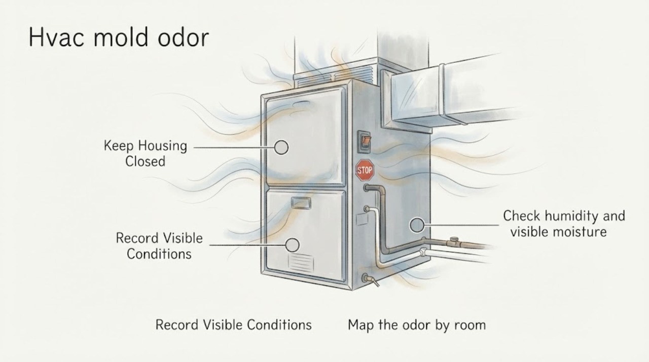 Hvac mold odor