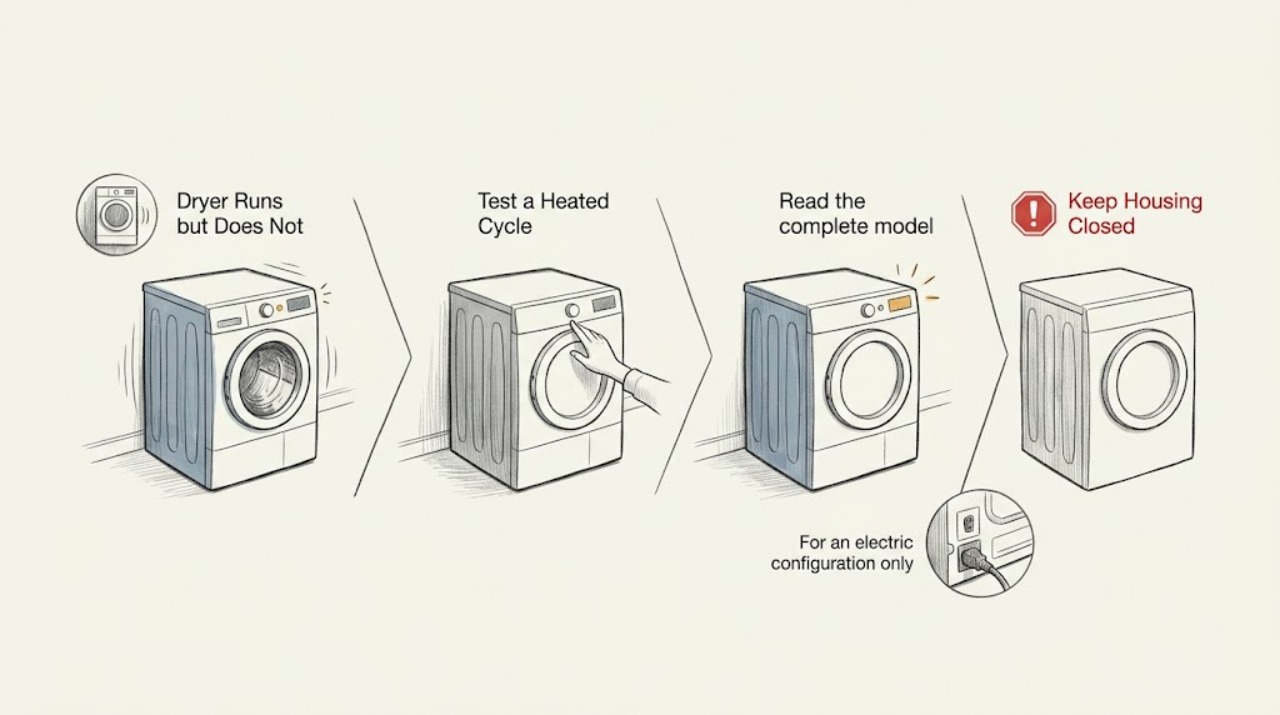 Dryer Runs but Does Not