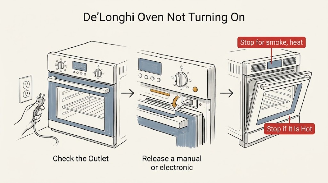 De'Longhi Oven Not Turning On