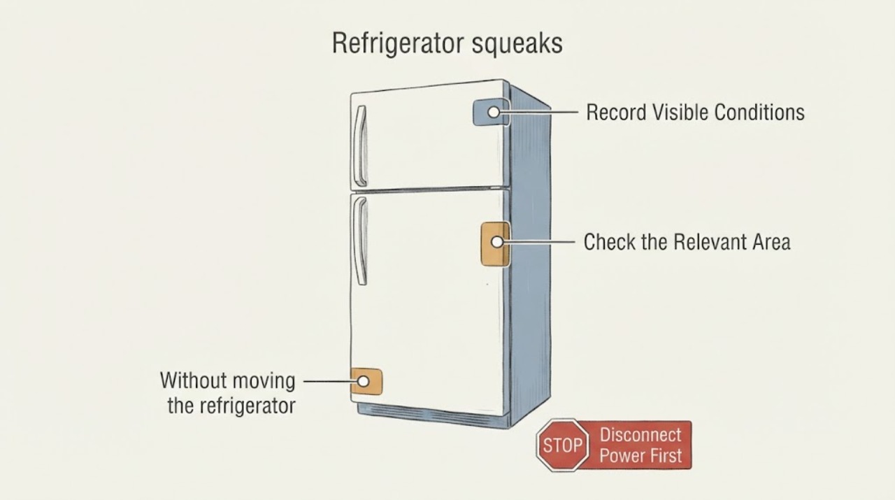 Refrigerator squeaks