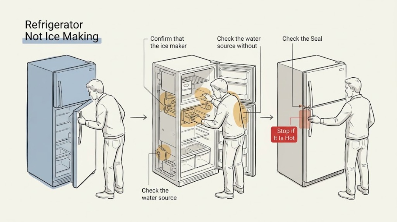 Refrigerator Not Ice Making