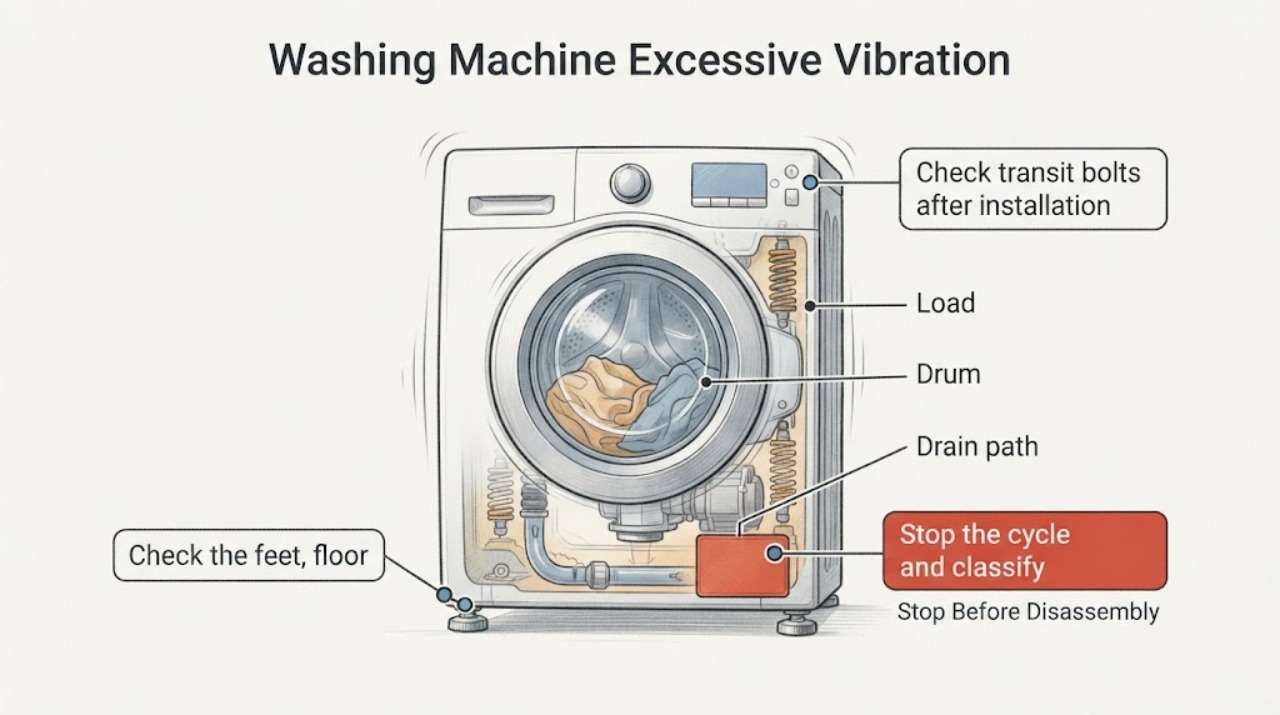 Washing Machine Excessive Vibration