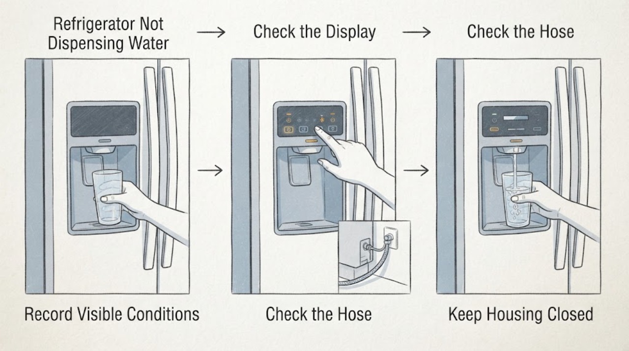 Refrigerator Not Dispensing Water