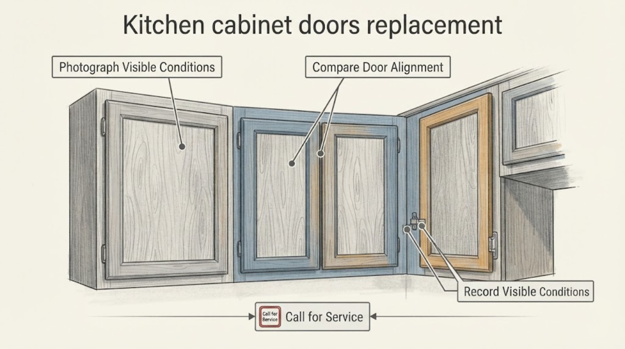 Kitchen cabinet doors replacement