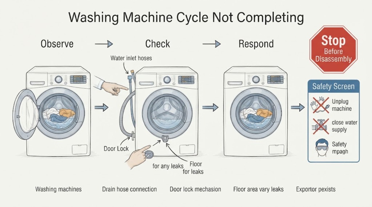 Washing Machine Cycle Not Completing