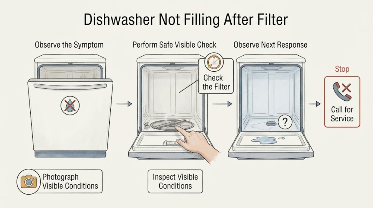 Dishwasher Not Filling After Filter