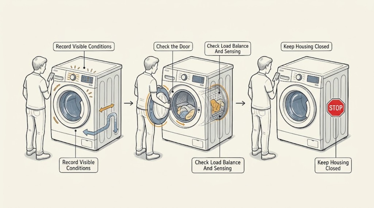 Washer-Dryer Cycle Not Completing