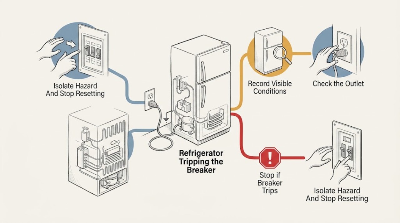 Refrigerator Tripping the Breaker