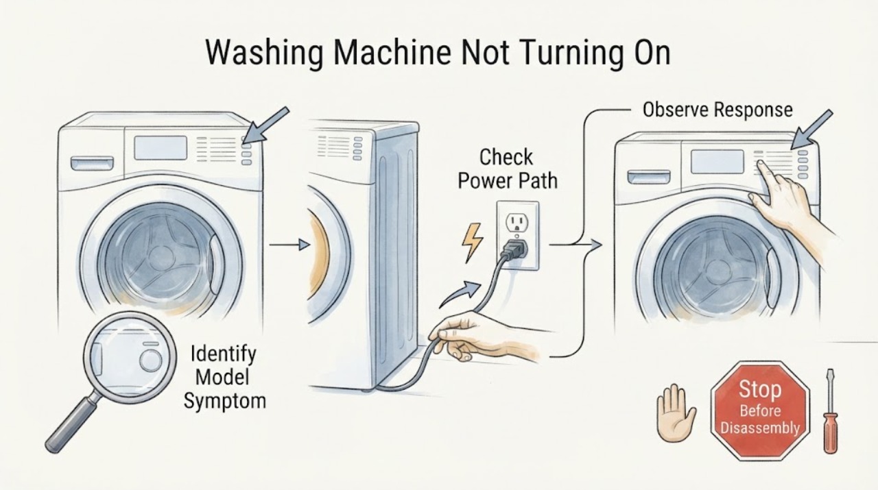 Washing Machine Not Turning On