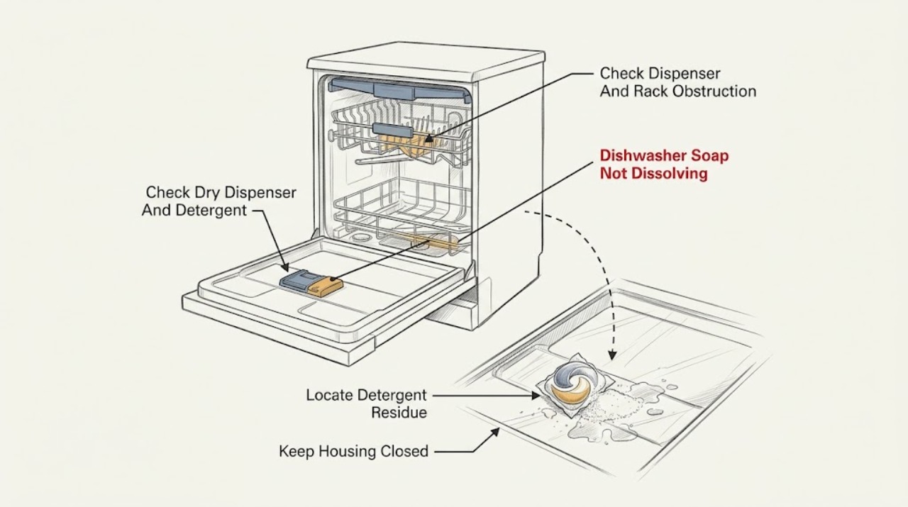 Dishwasher Soap Not Dissolving