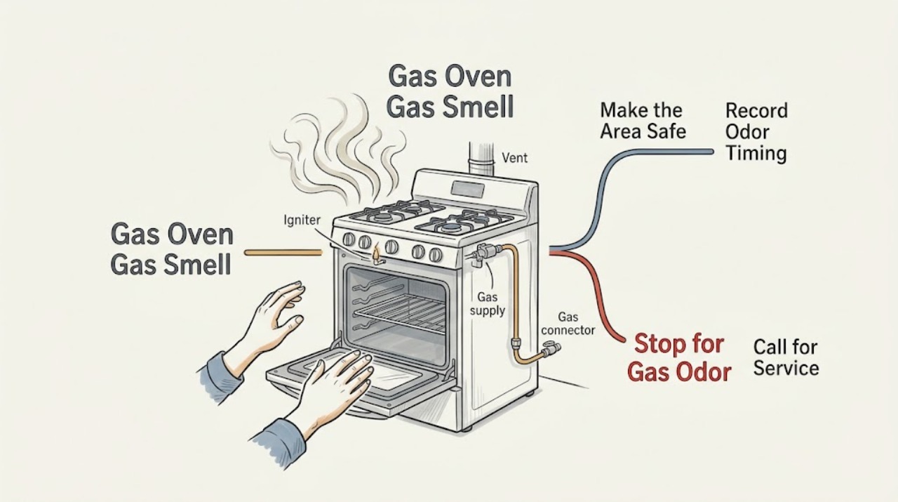 Gas Oven Gas Smell