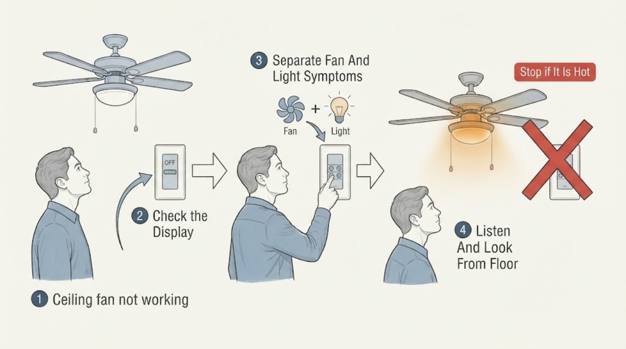 Ceiling fan not working