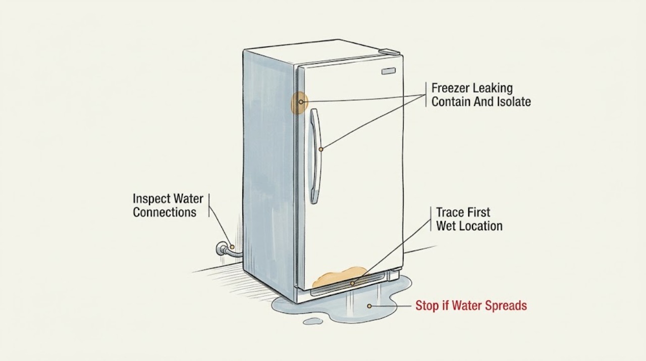 Freezer Leaking