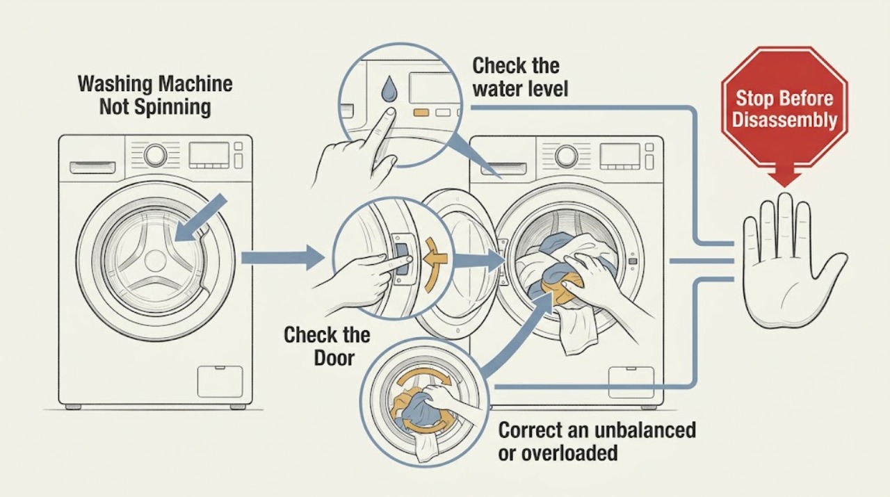 Washing Machine Not Spinning