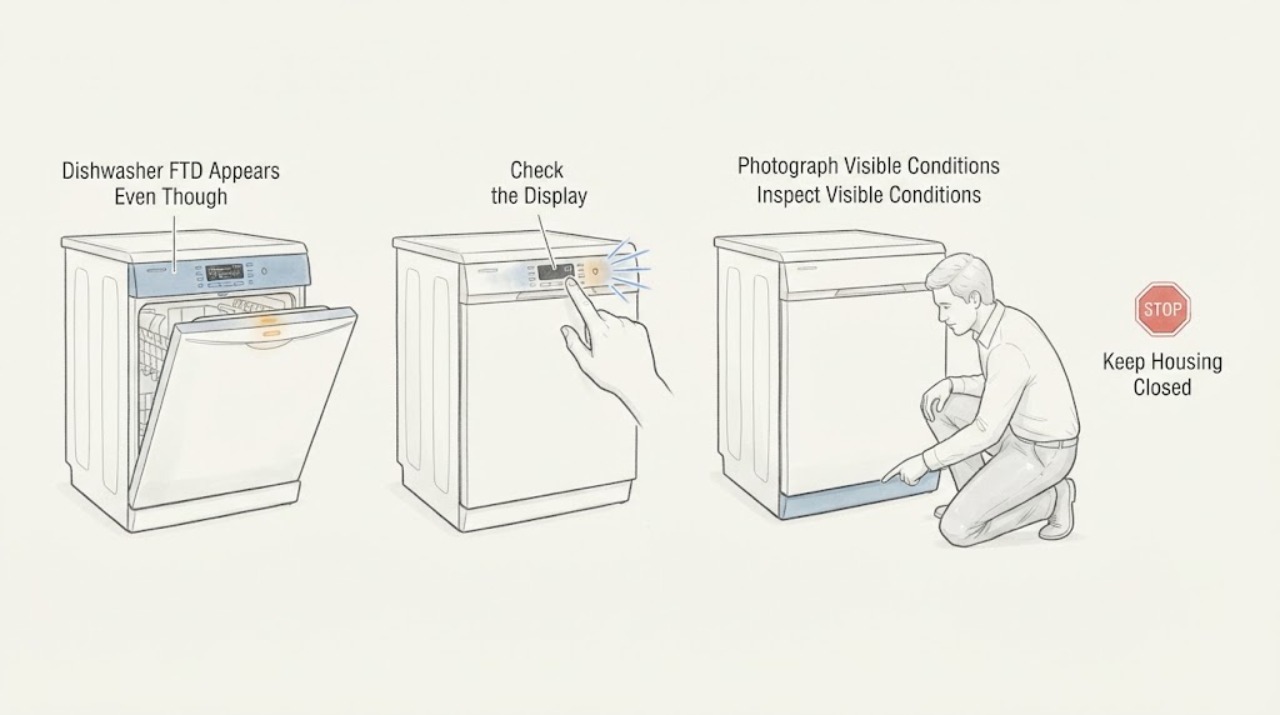 Dishwasher FTD Appears Even Though