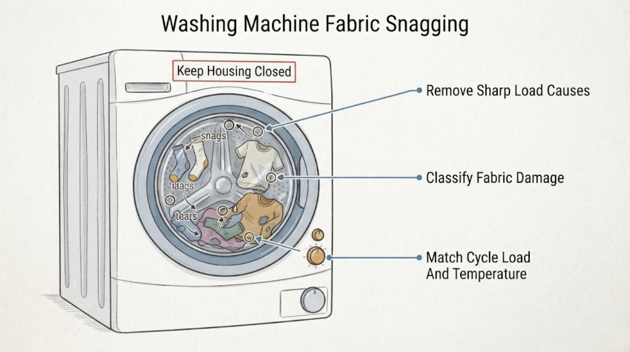Washing Machine Fabric Snagging |