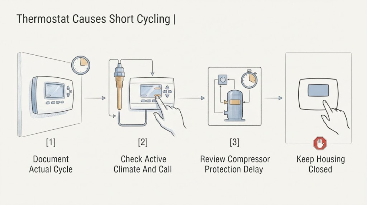 Thermostat Causes Short Cycling