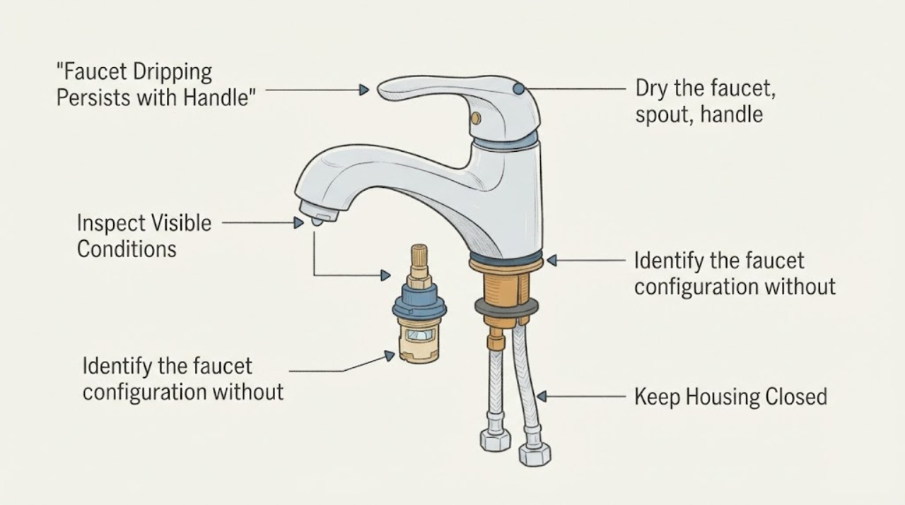 Faucet Dripping Persists with Handle