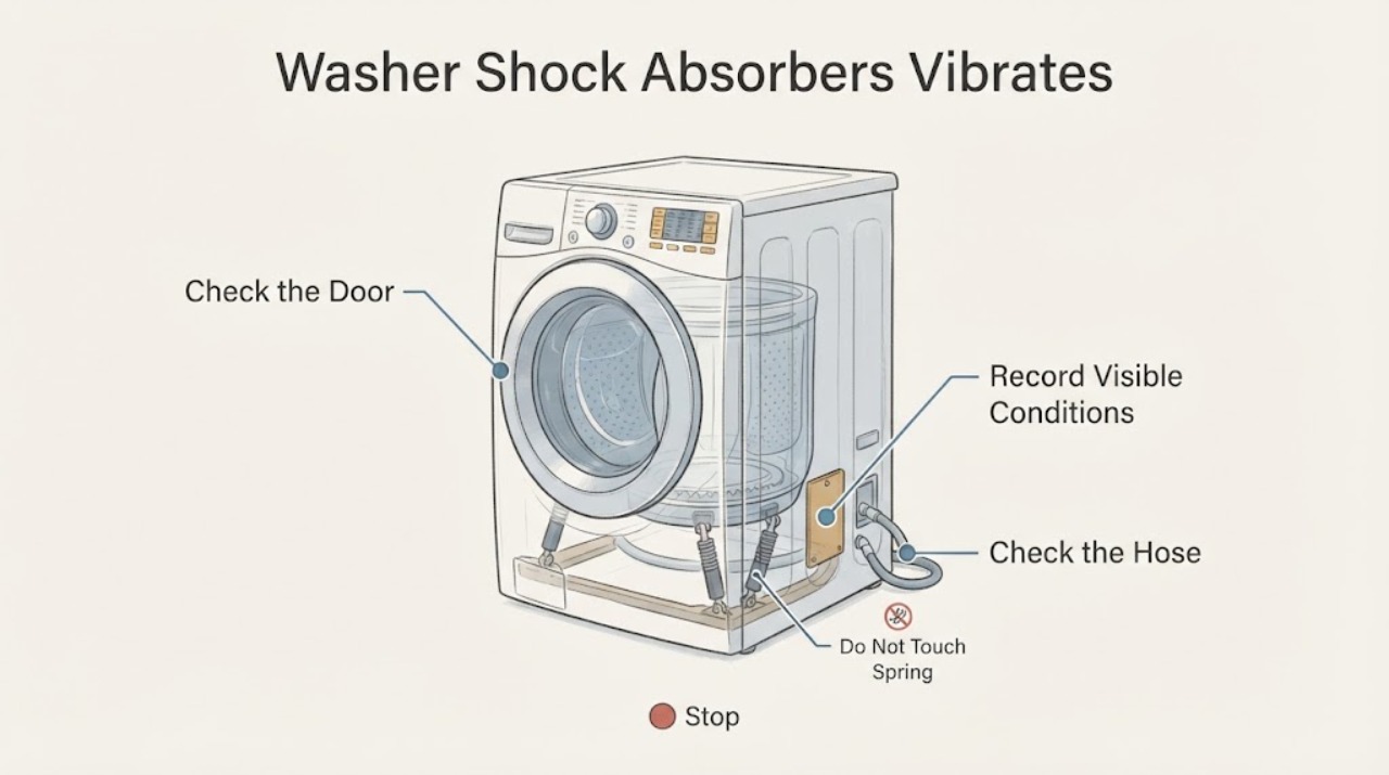 Washer Shock Absorbers Vibrates