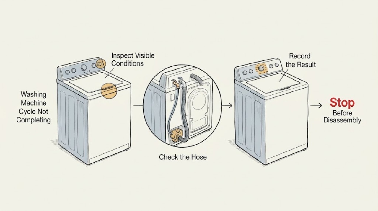 Washing Machine Cycle Not Completing