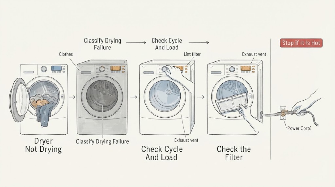 Dryer Not Drying