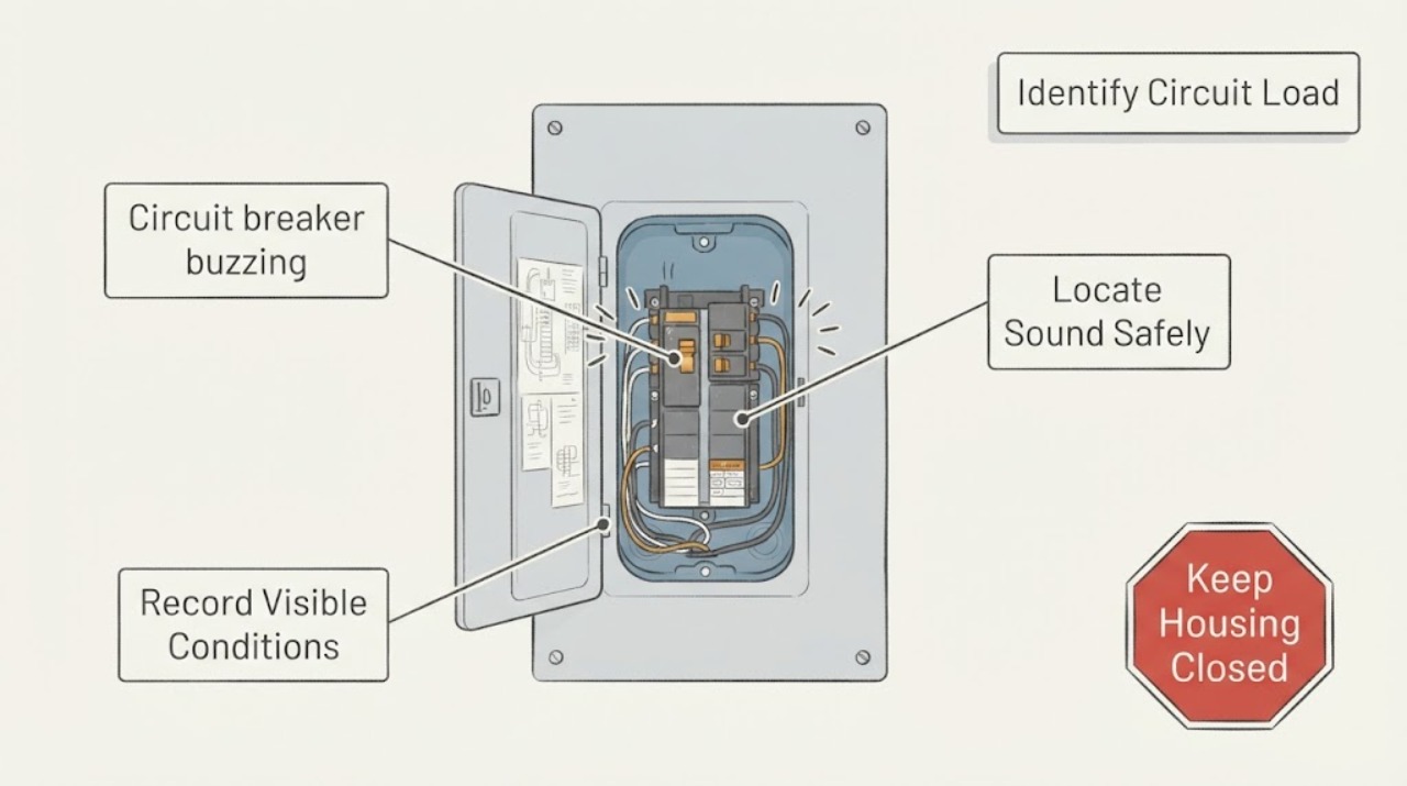 Circuit breaker buzzing