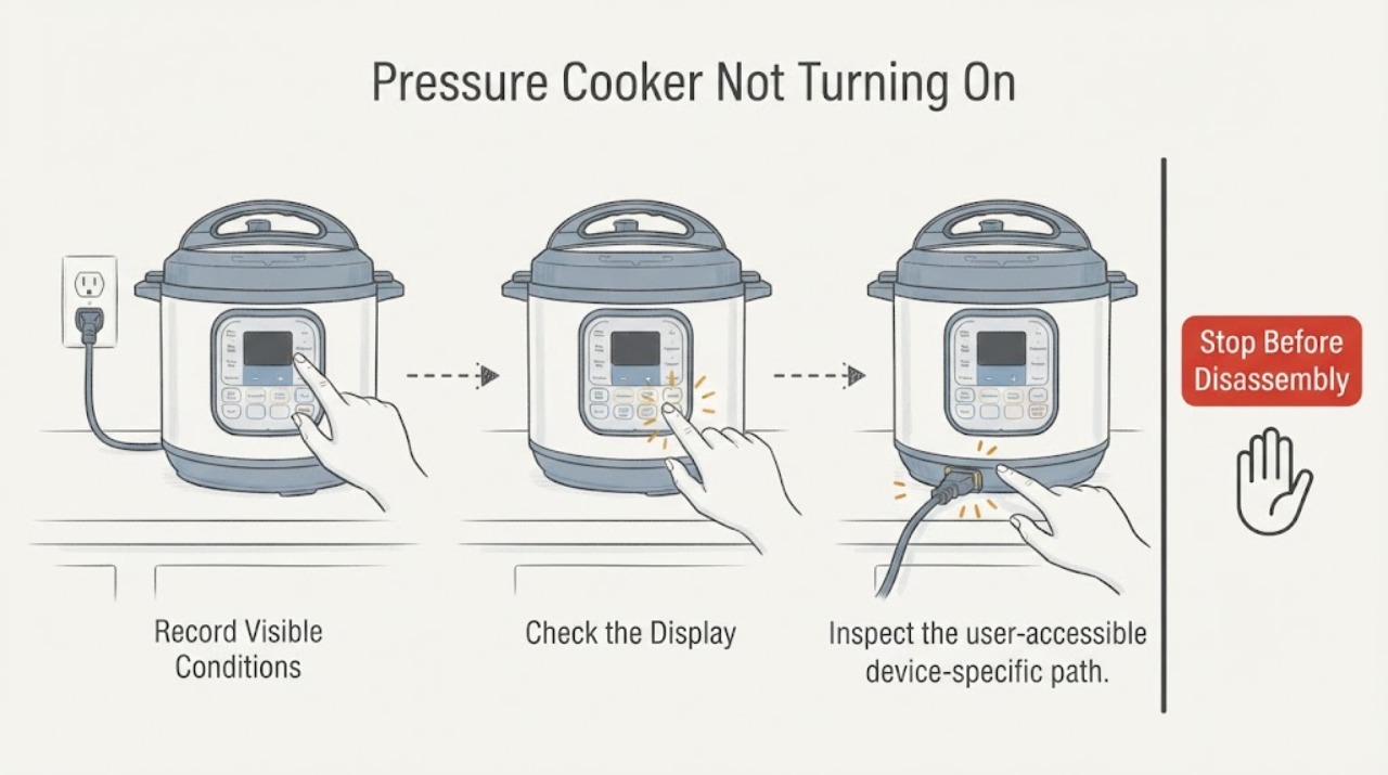 Pressure Cooker Not Turning On